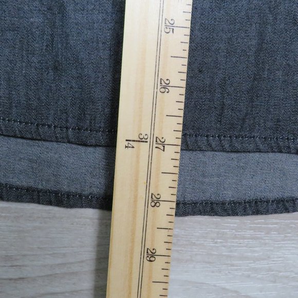 U.S. Polo Assn.* Women's‎ Button Down Long Sleeve Size Medium Black/Gray - Picture 9 of 10